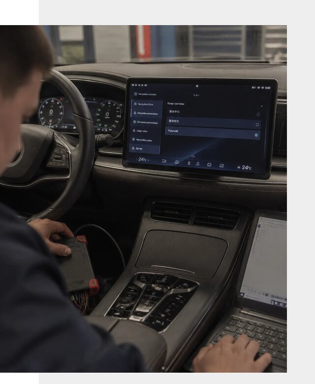 Русификация автомобиля BYD HAN для эксплуатации в Волхове